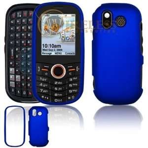   Cell Phone Dark Blue Rubber Feel Protective Case Faceplate Cover Cell