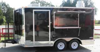   14 ENCLOSED V NOSE EVENT FOOD CATERING BBQ CONCESSION W/GREASE HOOD
