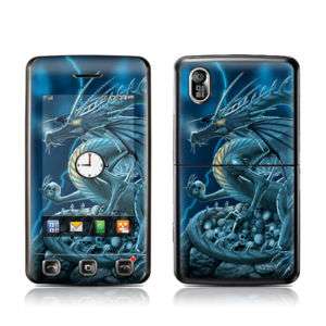 LG Cookie KP500 Skin Cover Case Decal Dragon Skulls  