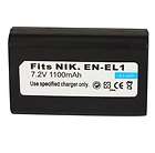 en el1 battery for nikon enel1 coolpix 4300 4500 5700