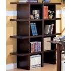 Cappuccino 4 Pc Stackable Bookcase Unit   FREE S/H