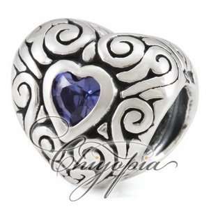   Filigree Heart Chiyopia Pandora Chamilia Troll Compatible Beads