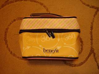 Benefit Stay Dont Stray Cosmetic Bag, Train Case, New  