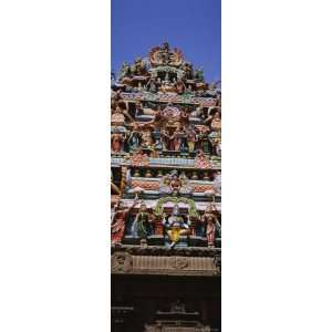  of Hindu Gods on the Roof of Arulmigu Kapaleeswarar Temple, Chennai 