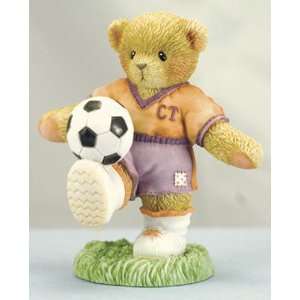  Cherished Teddies Collection Boy/soccer Figurine