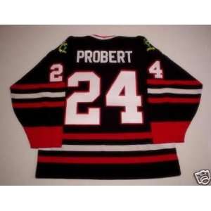  Bob Probert Chicago Blackhawks Jersey Ccm Vintage Black 