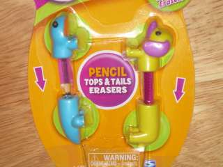 GOMU Series 2 TOPS & TAILS Erasers MOC Lizard & Dog HTF  
