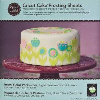 Cricut Cake Frosting Sheets 10.5X10.5 3/Pkg Past