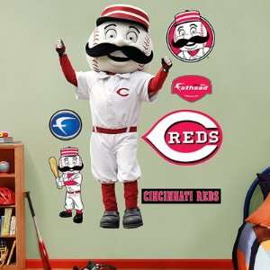  Cincinnati Reds Mascot Mr. Redlegs Fathead NIB Everything 