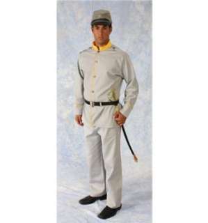  Civil War   Confederate Soldier Costume Clothing