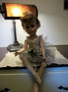 Vintage 1950s All Original Valentine Fully Jointed Ballerina Doll 