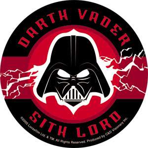 Star Wars/Clone Wars  Darth Vader Sith Lord Sticker  