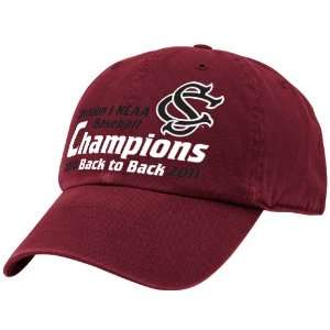   College World Series Champions Garnet Garment Washed Adjustable Hat