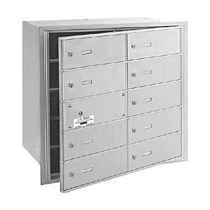   Commercial Lock)   10 B Doors (9 usable)   Aluminum   Front Loading