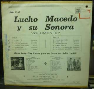 LUCHO MACEDO Y SU SONORA GUARACHA PERUANA DESCARGA LP  