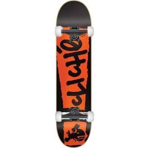 Cliche Mark Complete Skateboard   8.0 Orange w/Essential 
