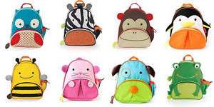 Zoo Animal Backpack School Bag Girls Boys 8Designs Cute  