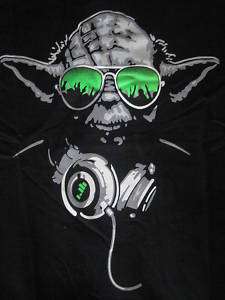 Technics DJ YODA Star Wars DJ T Shirt Size Medium  