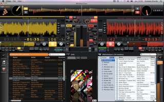 MixVibes CROSS MiDi DJ Software w/Vinyl Controller  