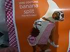 NWT Dog Banana Split Halloween Costume sz XL Free Ship