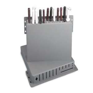    Tablecraft 12 Knife Gray Plastic Knife Rack