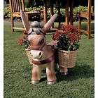 Francis the Flower Pot Donkey Statue. Home Yard & Garden Decor Display 
