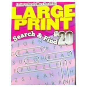  CROSSWORD PUZZLE #20 (LARGE PRINT) Toys & Games