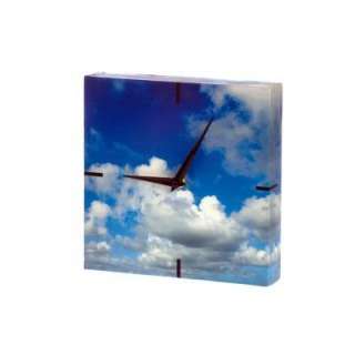 Canvas Clock   Sky Scene Battery included New  