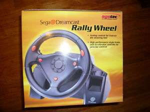 Official Sega Dreamcast Rally Wheel by Agetec Brand new  