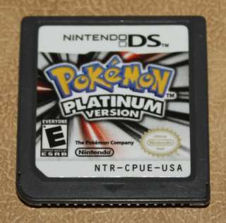   Platinum Version (Nintendo DS, 2009)   Game only   DSi, Lite, XL, 3DS