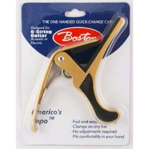  Guitar Capo for Acoustic&Electric Guitar Deluxe BLACK Gold 