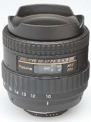 is a full frame fish eye lens that gives the