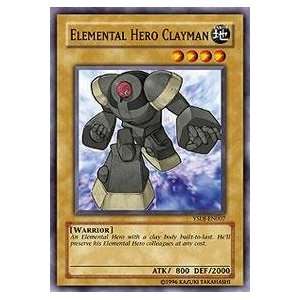 Yu Gi Oh   Elemental Hero Clayman   Starter Deck Jaden Yuki   #YSDJ 