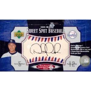 2005 Upper Deck Sweet Spot Baseball Unopened Hobby Box (12 packs/box 