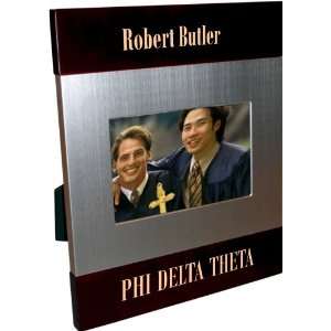  Phi Delta Theta Brush Silver Frame 