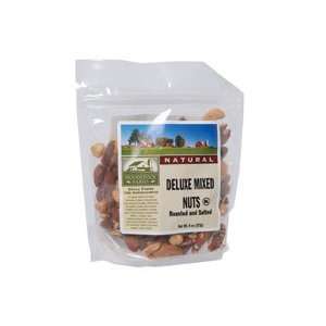 Woodstock Deluxe Roasted & Salted Mixed Nuts, No Peanuts 8 oz. (Pack 
