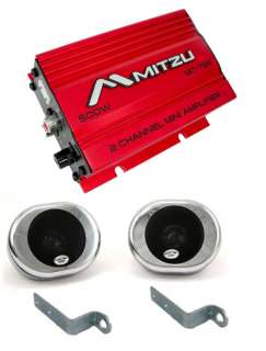 De MITZU ALTAVOCES de AMPLIFICADOR DE AUDIO  de la MOTOCICLETA 500W