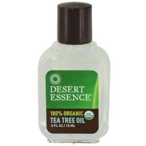  Desert Essence   Tea Tree Oil 100% Organic   0.5 oz 