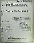 1959 Gale Buccaneer Outboard Parts Catalog 35HP Electric Deluxe 