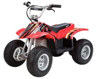 RAZOR 24V Dirt Quad Electric ATV 4 Wheeler   Red/Black 845423003173 