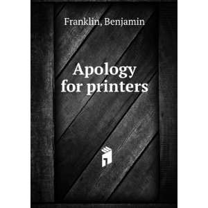  for printers Benjamin Goodman, Randolph G., ; Wittenberg, Philip 