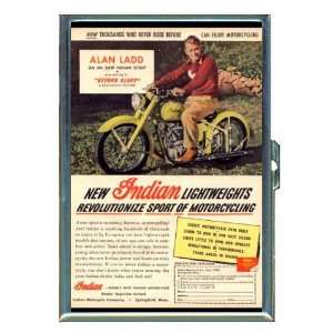 Indian Motorcycle Alan Ladd ID Holder, Cigarette Case or Wallet MADE 