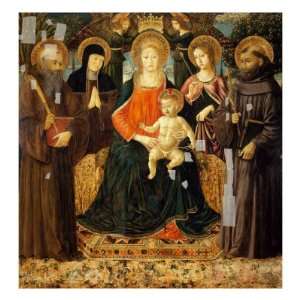   Saints Giclee Poster Print by Benozzo Gozzoli, 16x16