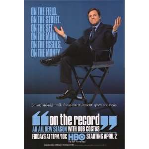  On the Record with Bob Costas Beautiful MUSEUM WRAP CANVAS 