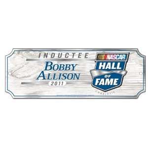 Bobby Allison Official 6x17 NASCAR Wood Sign  Sports 