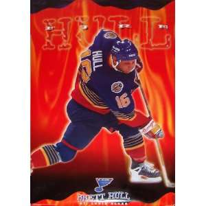 Brett Hull 1996 St. Louis Blues Poster (Sports Memorabilia)