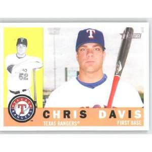  2009 Topps Heritage #104 Chris Davis   Texas Rangers 