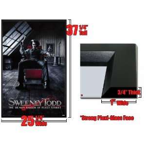  Framed Sweeney Todd Barber Movie Depp Poster Fr1470