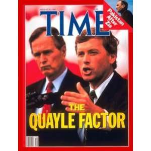  George Bush and Dan Quayle / TIME Cover August 29, 1988 