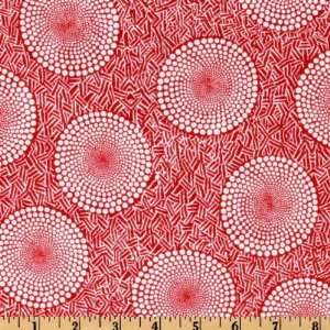  44 Wide Wild Garden Eggs Red Fabric By The Yard Arts 
